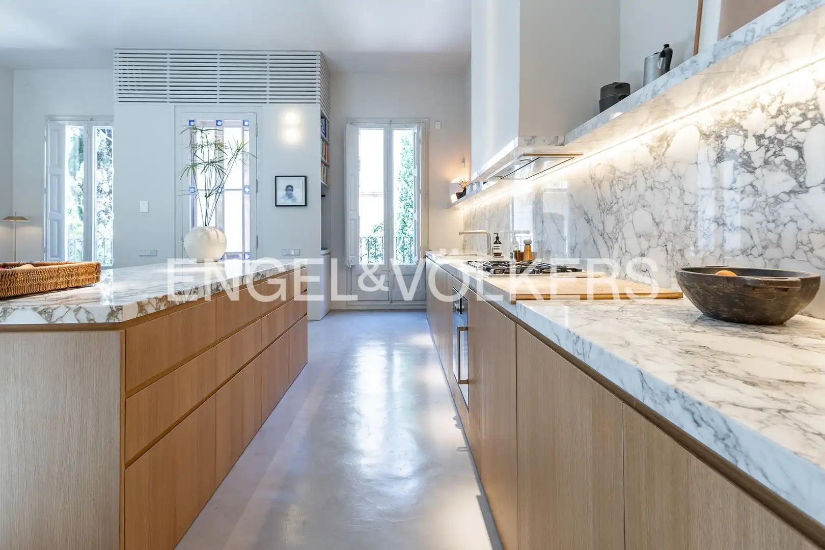 Kitchen of Houses for rent in Barcelona  with Air Conditioner, Heating and Private garden
