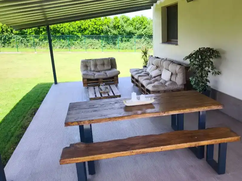Terraza de Piso en venta en Gijón  con Jardín privado, Trastero y Piscina