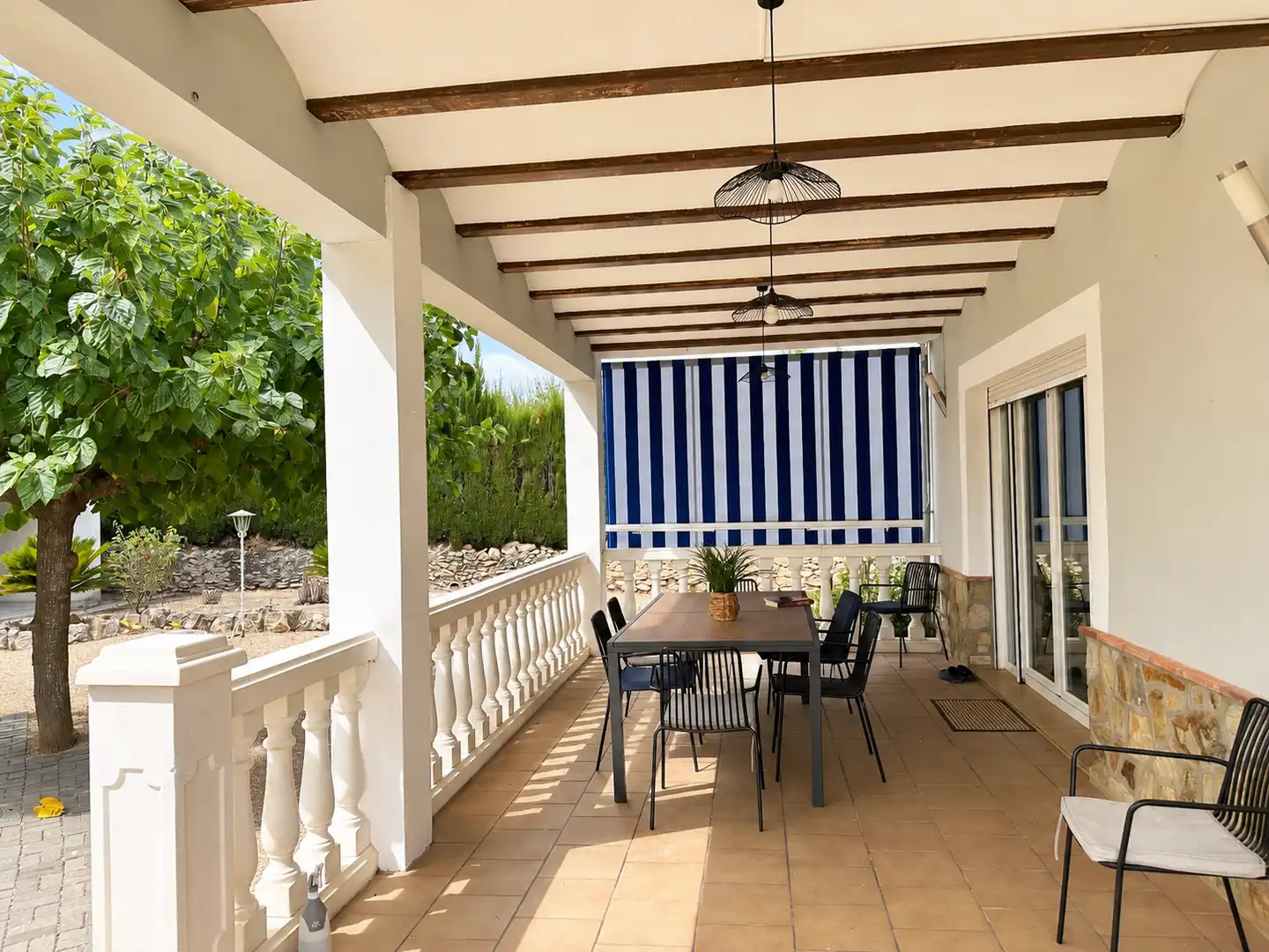 Terraza de Casa o chalet en venta en Ontinyent con Aire acondicionado, Calefacción y Jardín privado