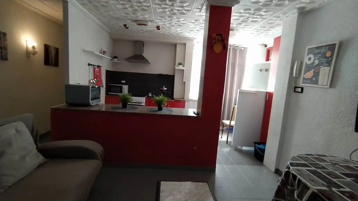 Kitchen of Flat for rent in Elche / Elx  with Terrace, Furnished and Balcony