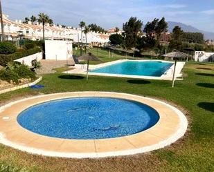 Swimming pool of Single-family semi-detached for sale in Manilva  with Private garden, Terrace and Community pool