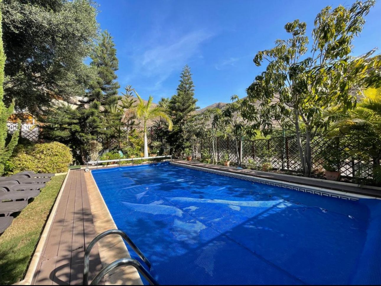 Swimming pool of House or chalet to rent in Arona  with Air Conditioner, Terrace and Storage room
