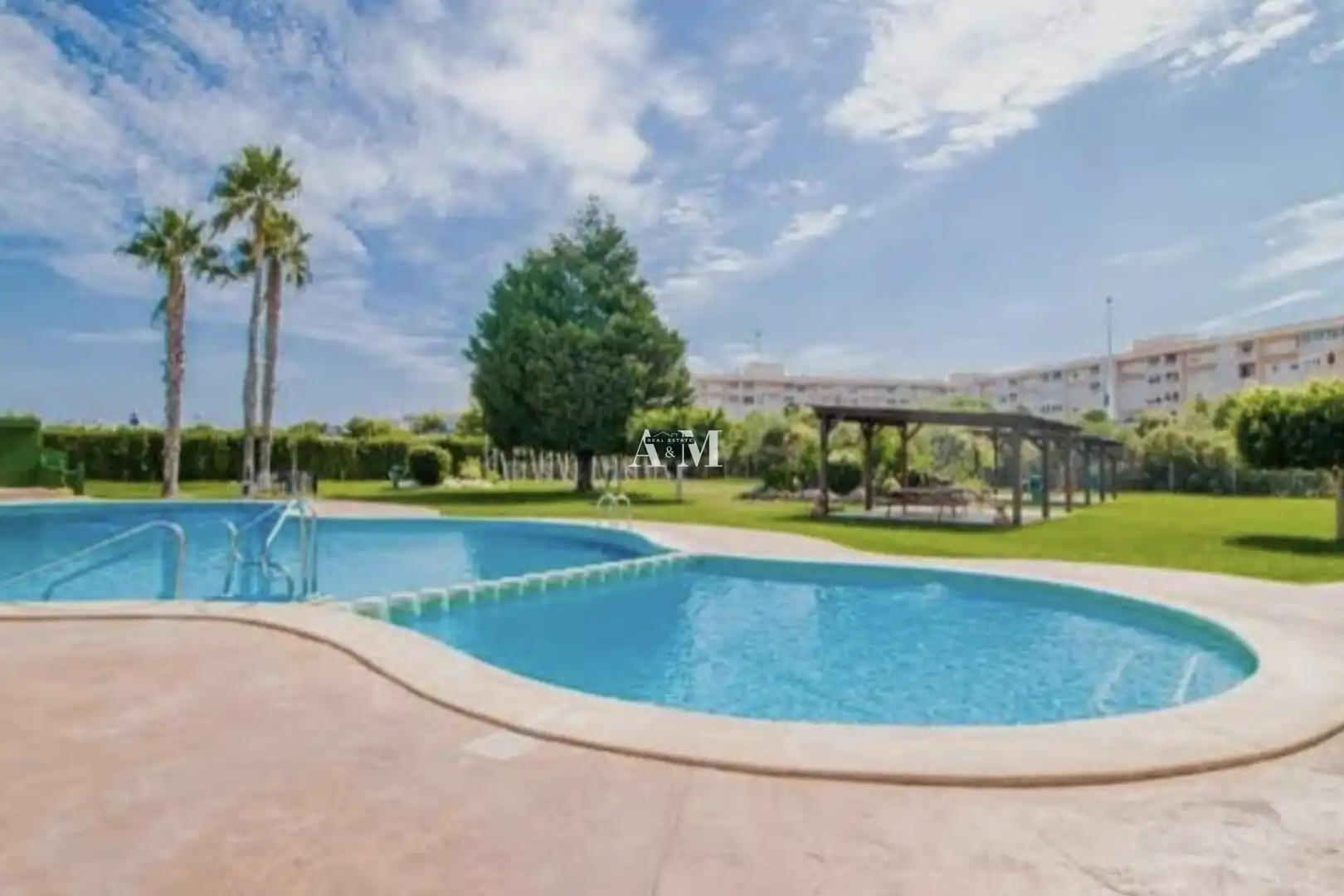 Swimming pool of Apartments for rent in Torrevieja  with Heating, Furnished and Oven
