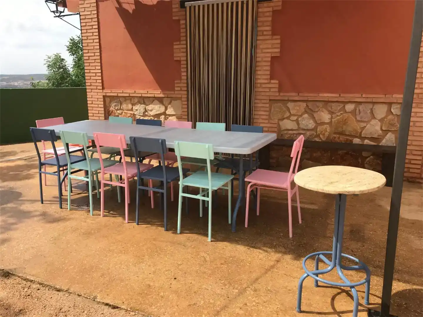 Terraza de Casa o chalet en venta en Villahermosa con Aire acondicionado, Jardín privado y Piscina