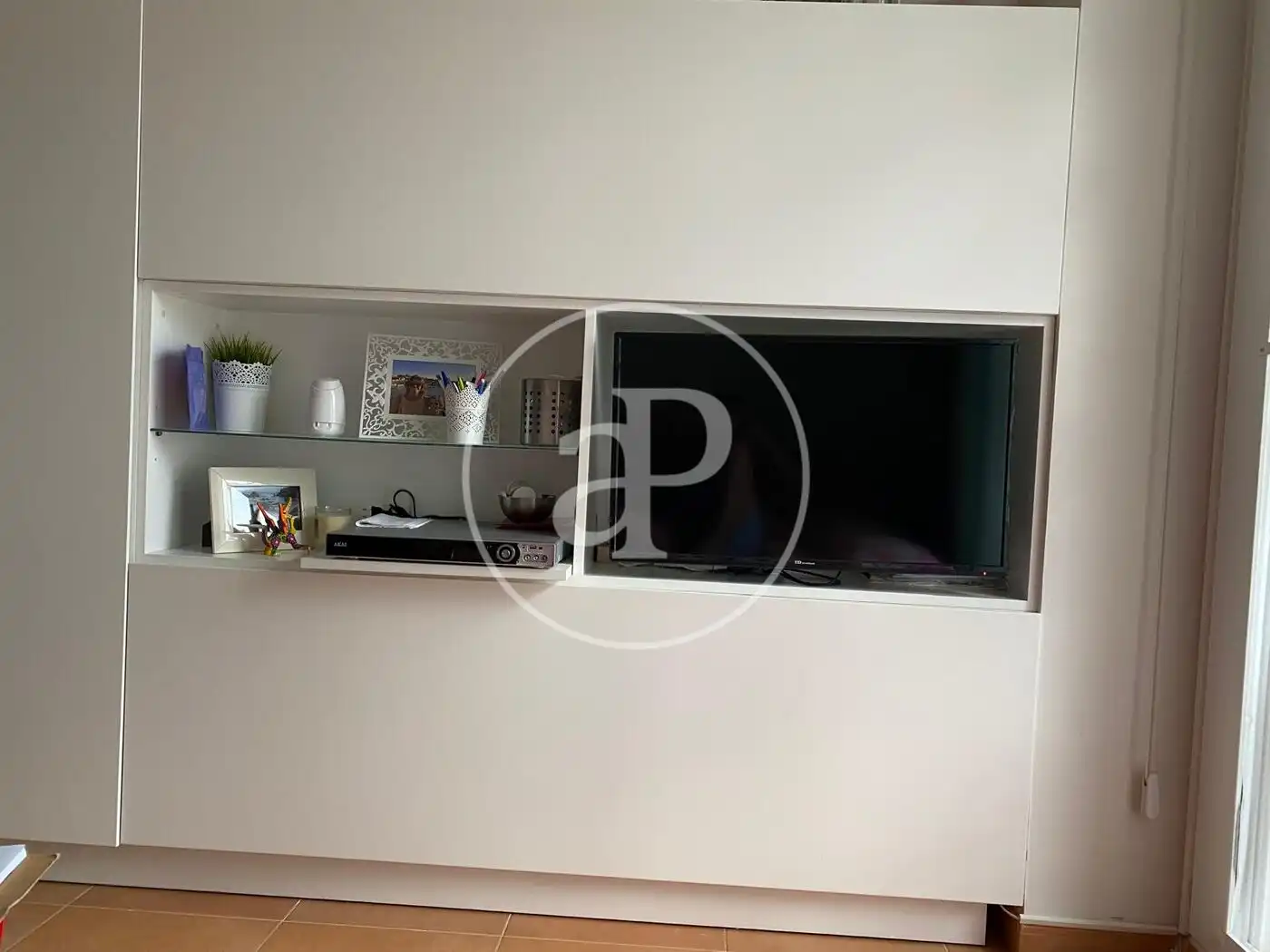 Wohnzimmer von Wohnung zur Miete in Sagunto / Sagunt mit Klimaanlage, Heizung und Privatgarten
