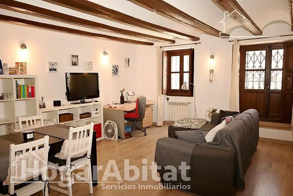 Living room of Flat for sale in Ciutat Vella 