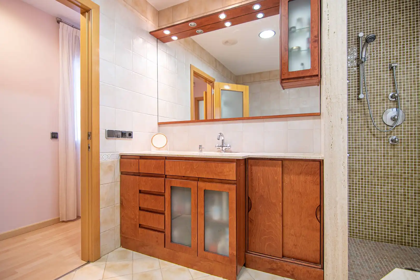 Baño de Casa o chalet en venta en Palau de Santa Eulàlia con Aire acondicionado, Calefacción y Jardín privado