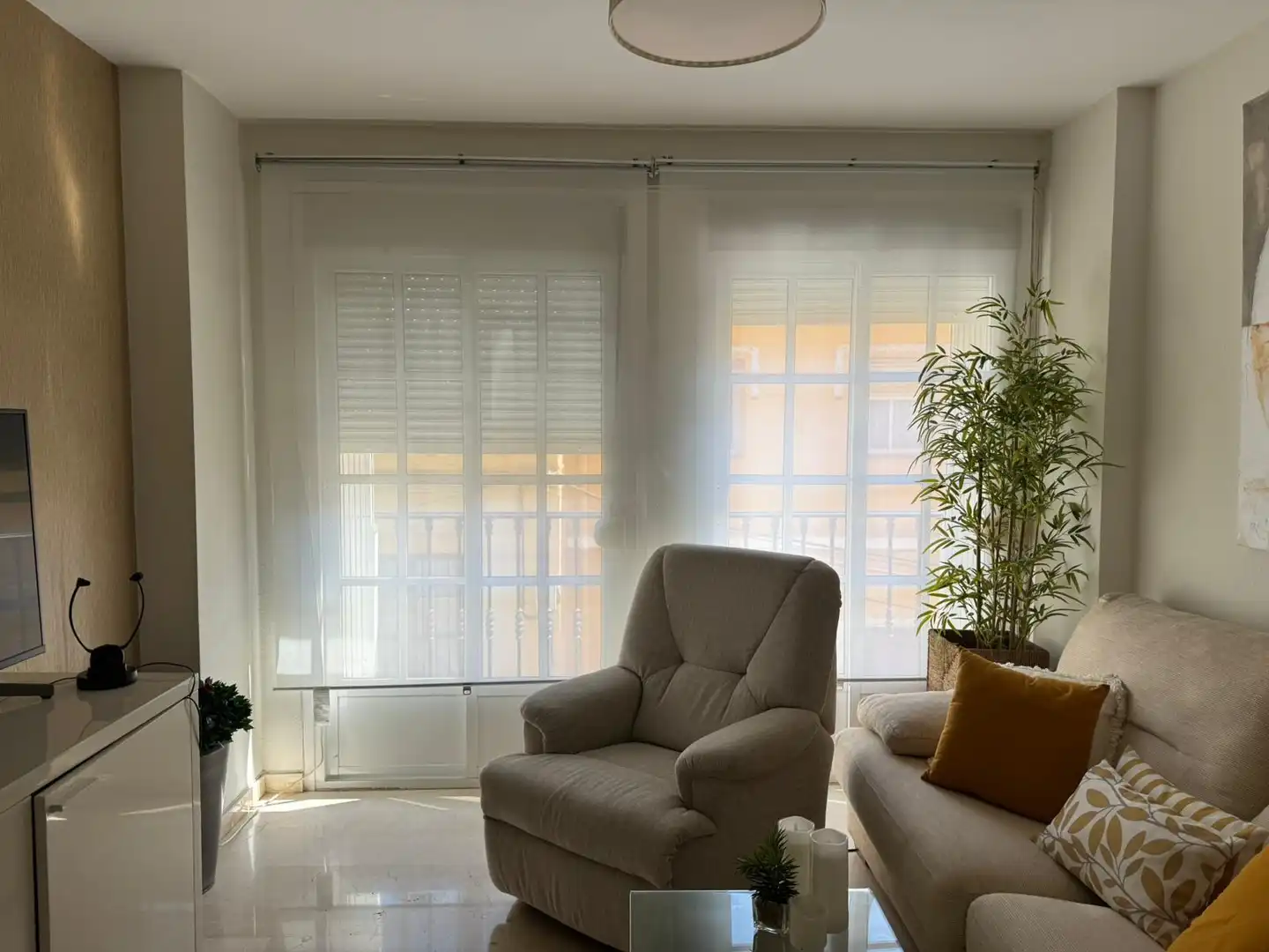 Living room of Flat for sale in Málaga  with Storage room and Furnished