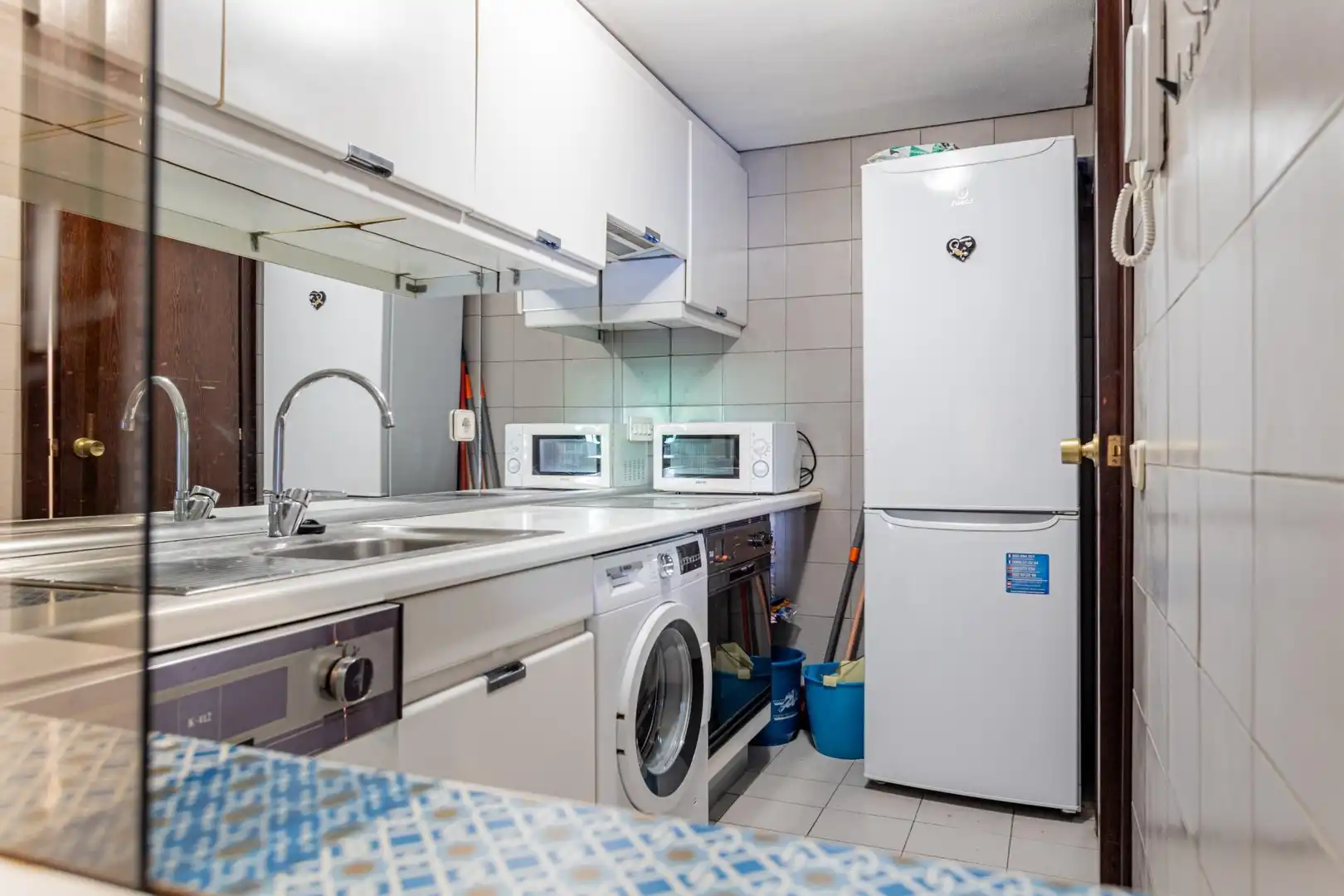 Kitchen of Flat for sale in Madrid  with Heating, Parquet flooring and Community pool