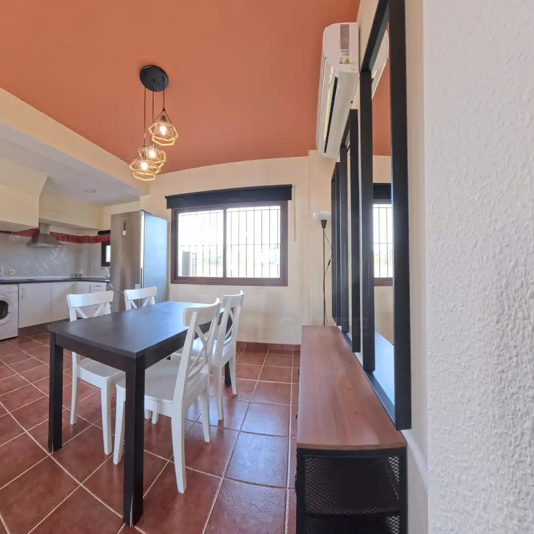 Dining room of Houses for sale in El Ronquillo  with Air Conditioner, Heating and Terrace
