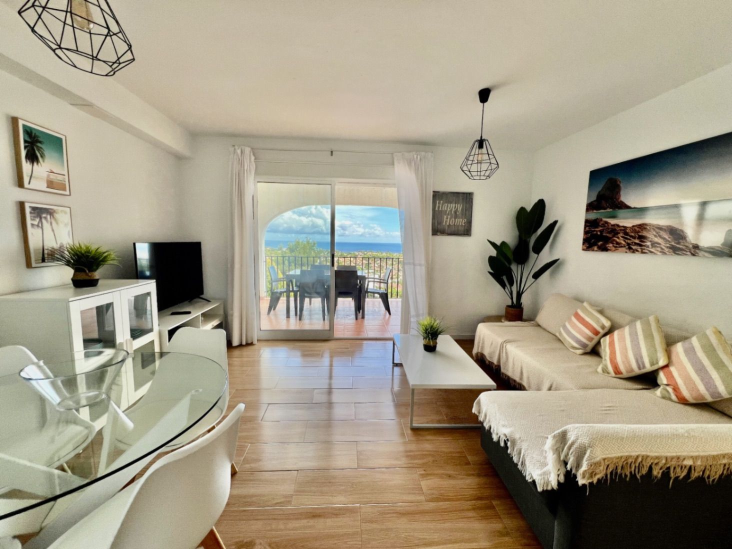 Living room of Single-family semi-detached for sale in Calpe / Calp  with Air Conditioner, Heating and Swimming Pool