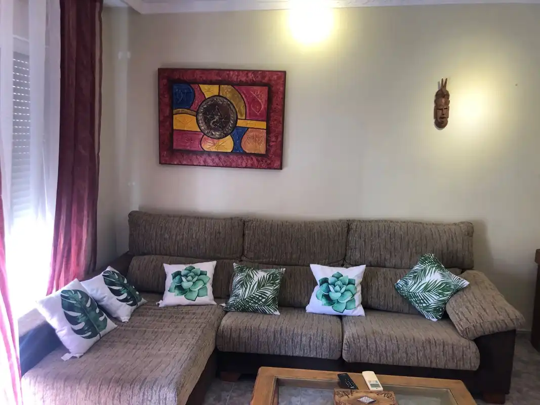 Sala d'estar de Casa adosada en venda en Ròtova amb Aire condicionat, Moblat i Balcó