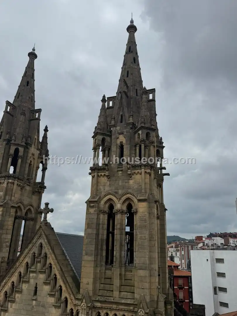 Exterior view of Attic for sale in Bilbao   with Heating, Terrace and Storage room