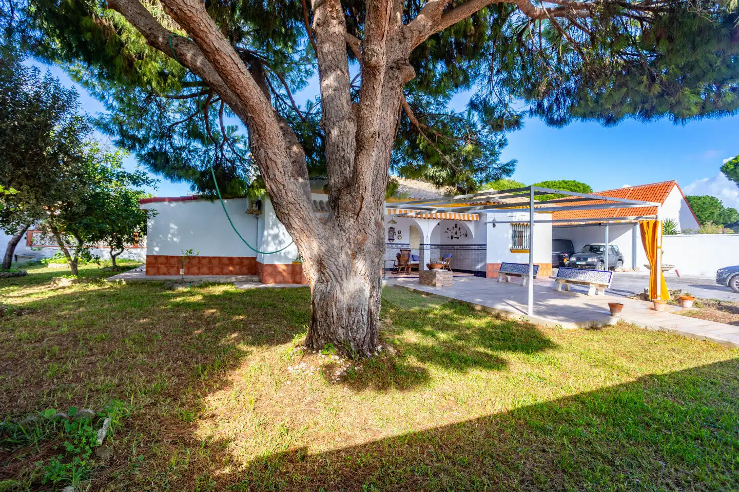 Garden of Houses for sale in Chiclana de la Frontera