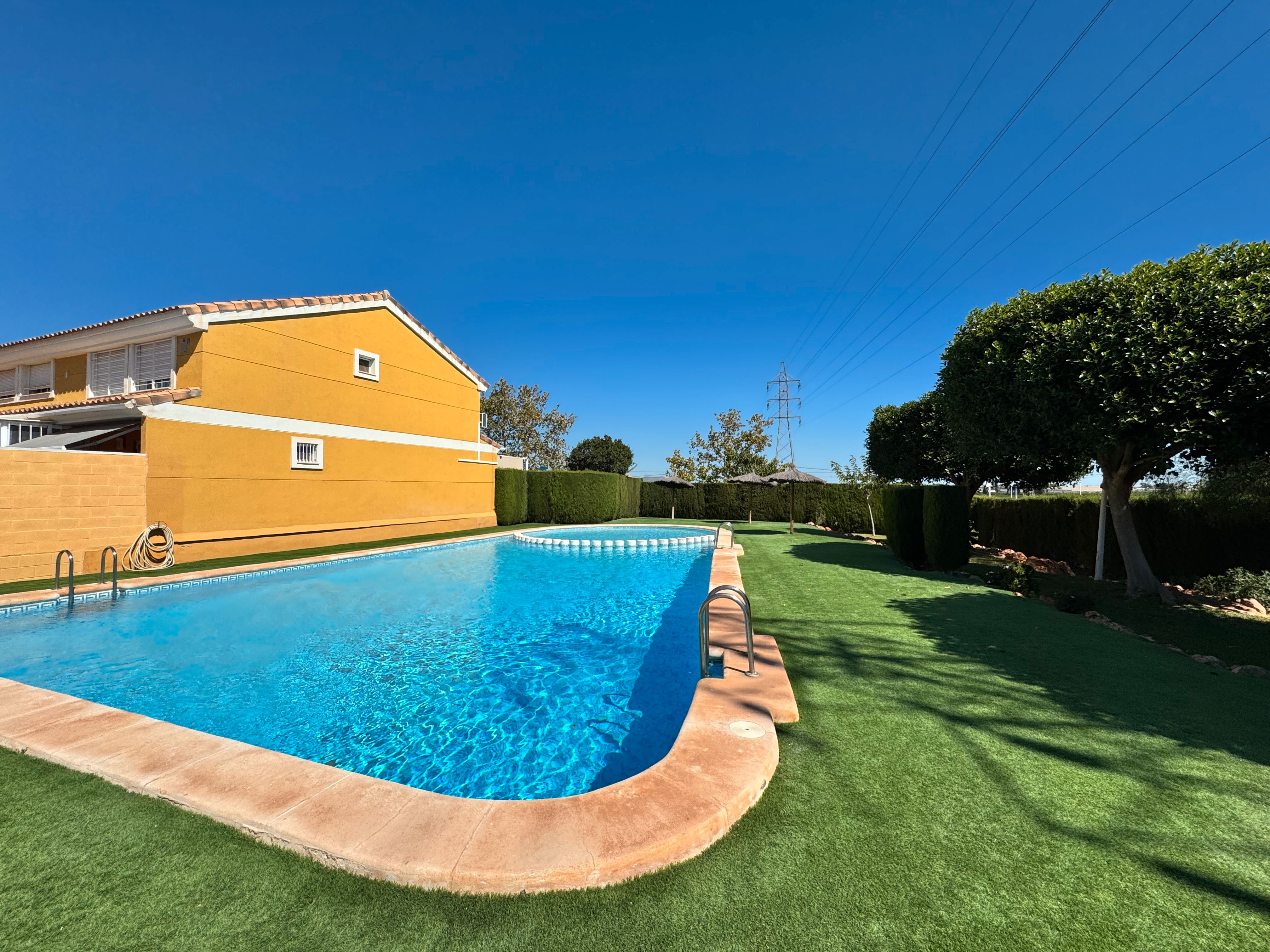 Swimming pool of House or chalet to rent in Moncada  with Air Conditioner, Heating and Private garden
