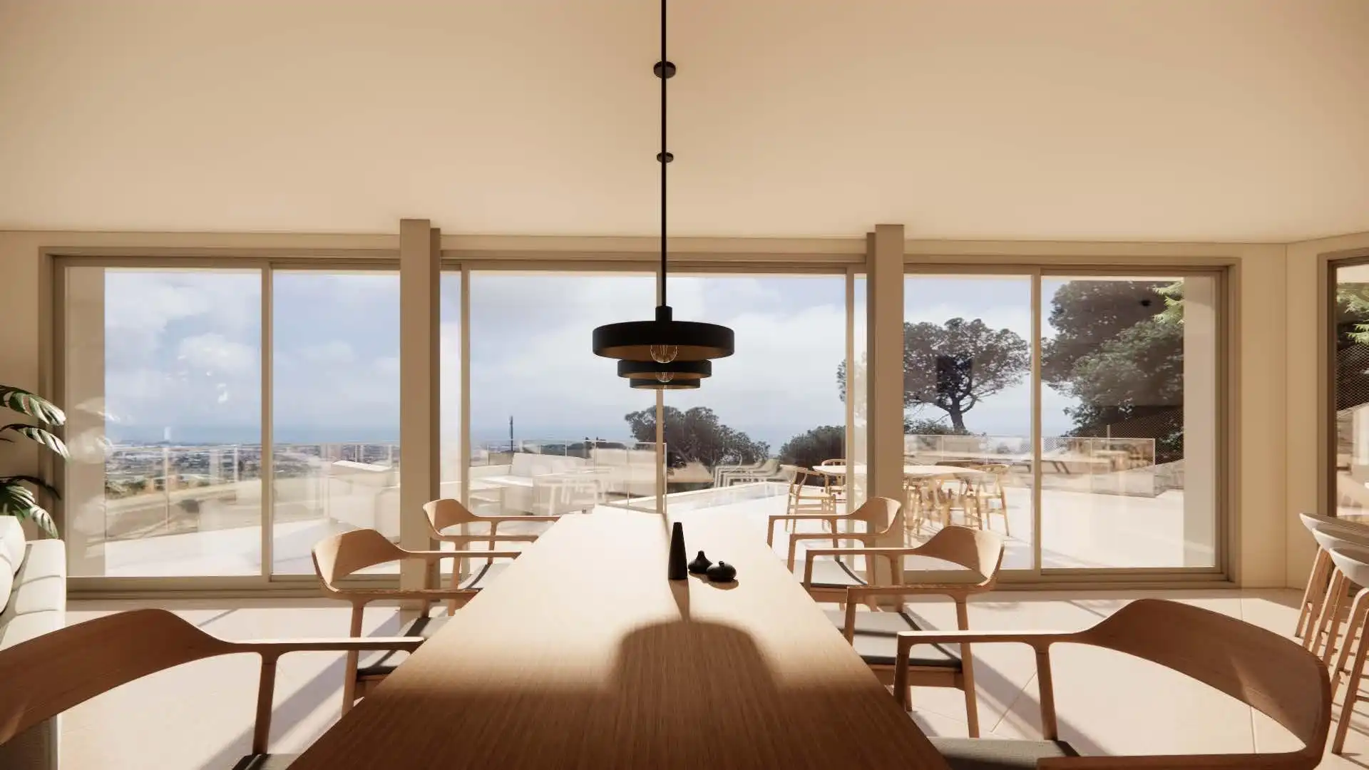 Dining room of Houses for sale in Vilassar de Mar  with Air Conditioner, Heating and Private garden