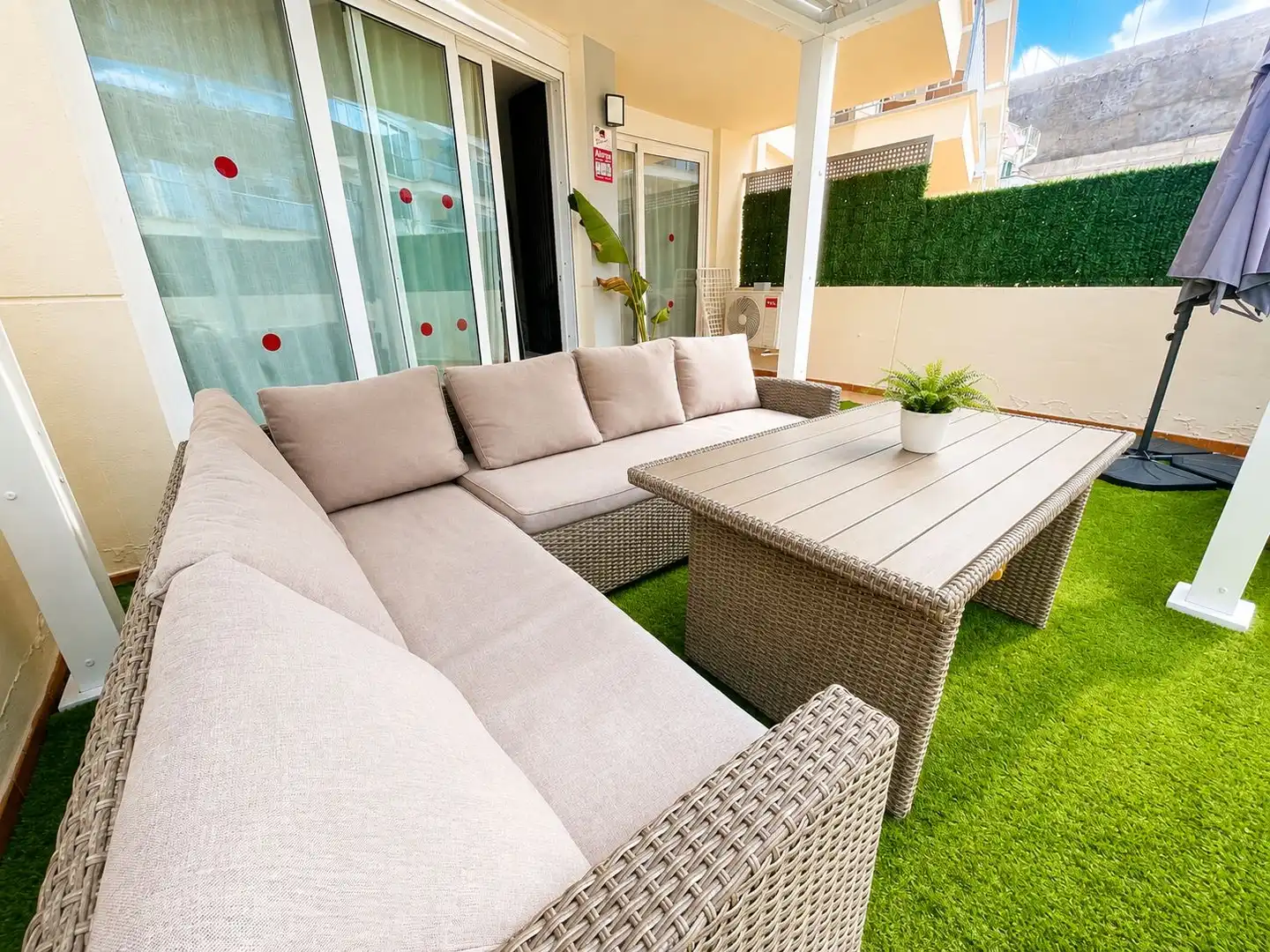 Terrace of Flat for sale in Santiago del Teide  with Air Conditioner, Terrace and Swimming Pool