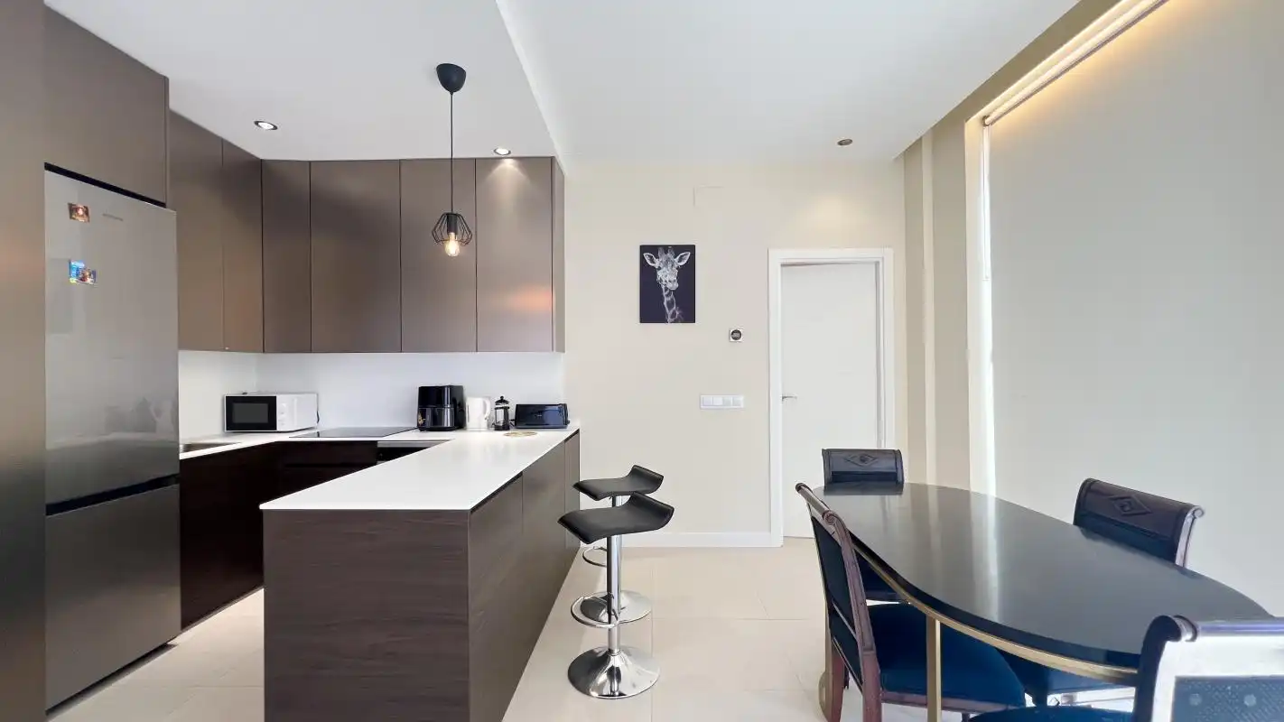 Cocina de Piso de alquiler en Madrid con Aire acondicionado, Calefacción y Terraza