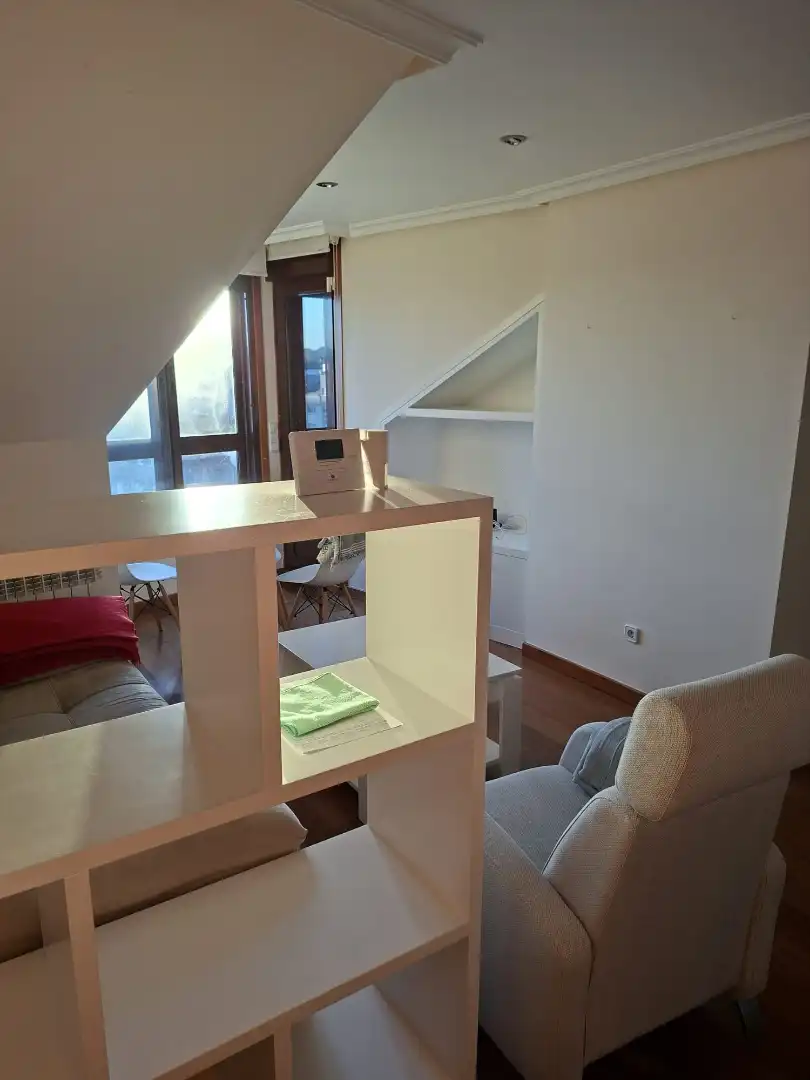 Bedroom of Attic for rent in Pontevedra Capital   with Heating, Parquet flooring and Terrace