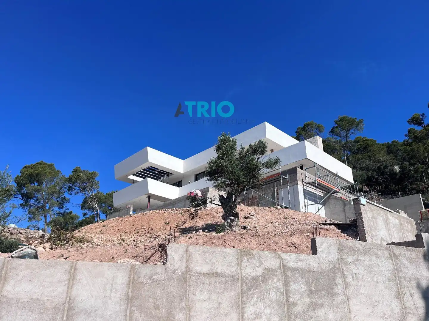 Vista exterior de Casa o xalet en venda en Bunyola amb Aire condicionat, Terrassa i Piscina