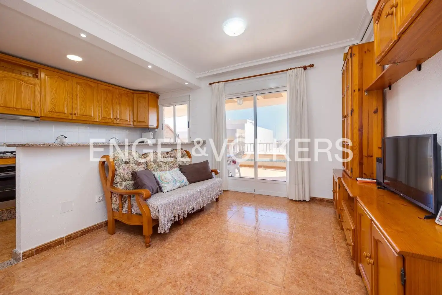 Balcony of Attic for sale in Guardamar del Segura  with Air Conditioner, Heating and Terrace