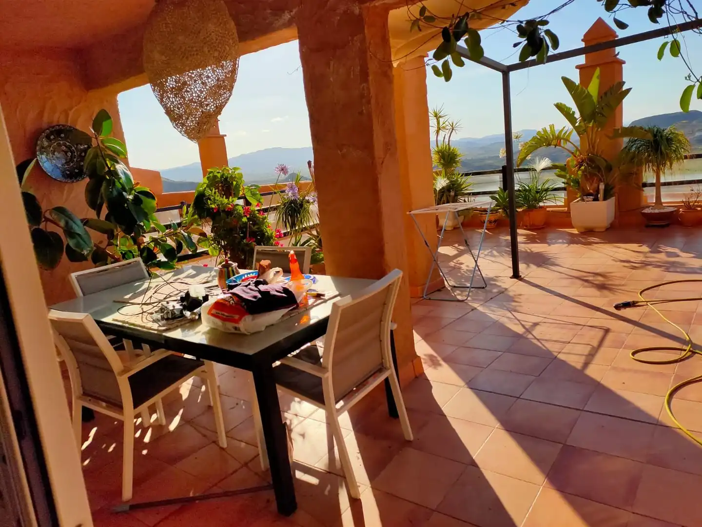 Terrasse von Wohnungen zum Verkauf in Mojácar mit Klimaanlage, Heizung und Terrasse