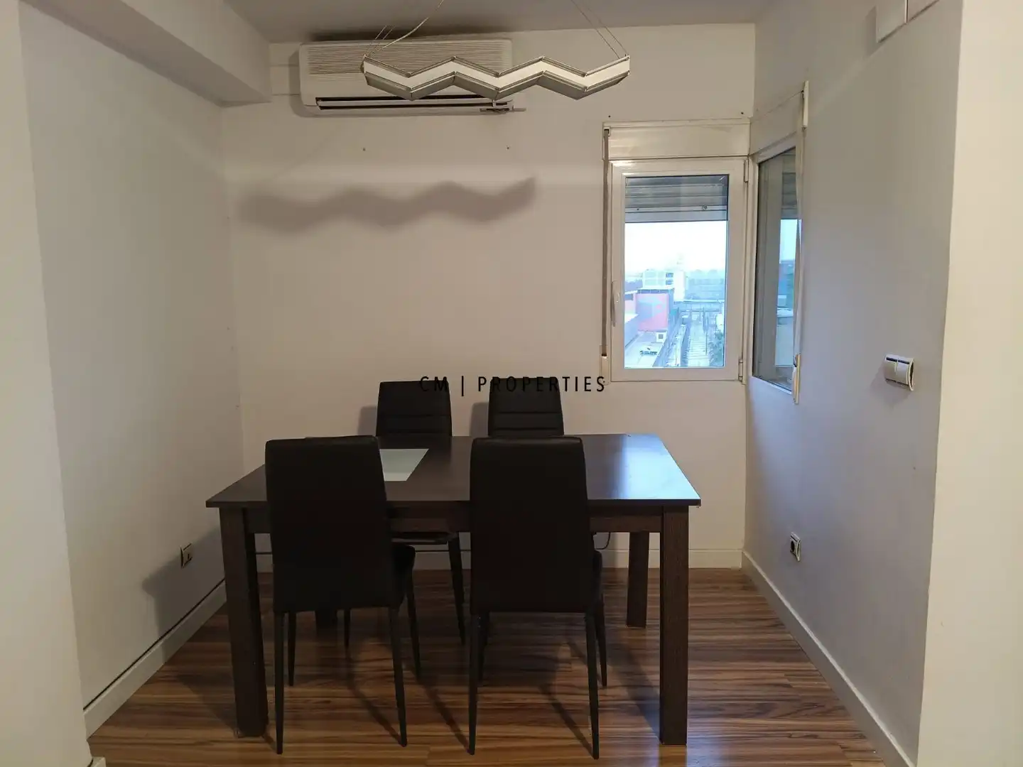Dining room of Attic for rent in Valencia  with Heating, Terrace and Furnished