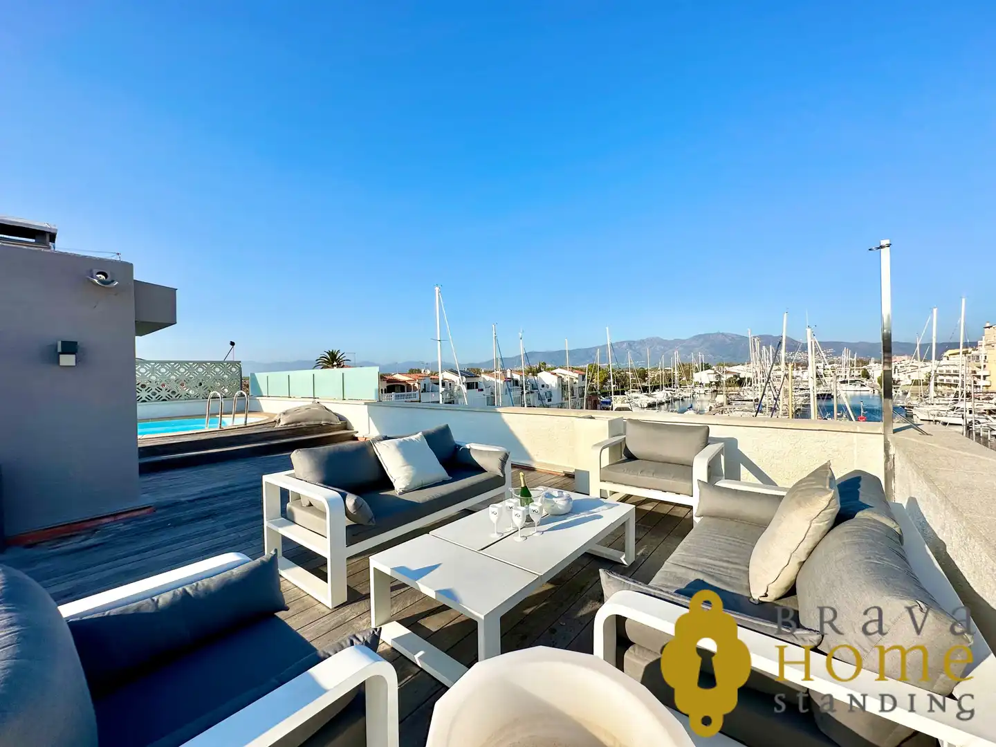Terraza de Casa o chalet en venta en Empuriabrava con Aire acondicionado, Terraza y Piscina