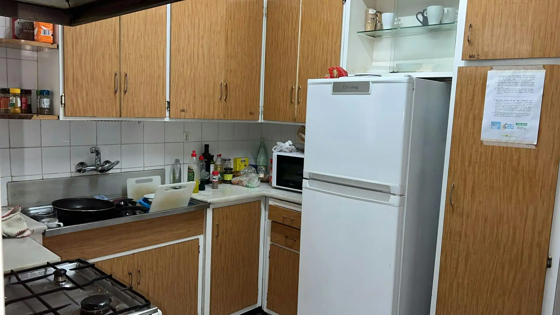 Küche von Wohnung zur untervermieten in Barcelona mit Heizung, Möbliert und Waschmaschine