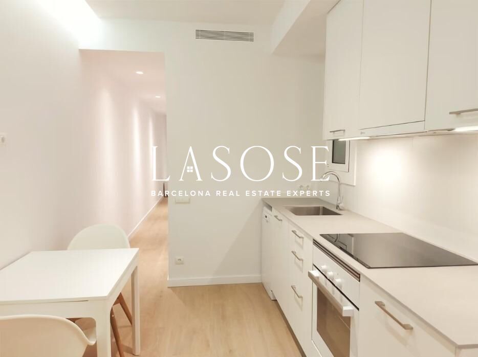 Kitchen of Apartment to rent in  Barcelona Capital  with Air Conditioner and Heating