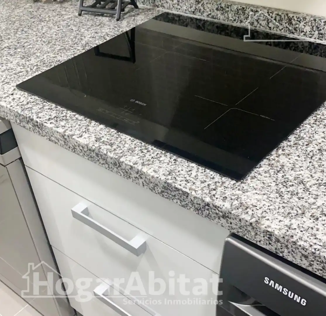 Kitchen of Flat for sale in Torrent  with Air Conditioner, Heating and Private garden