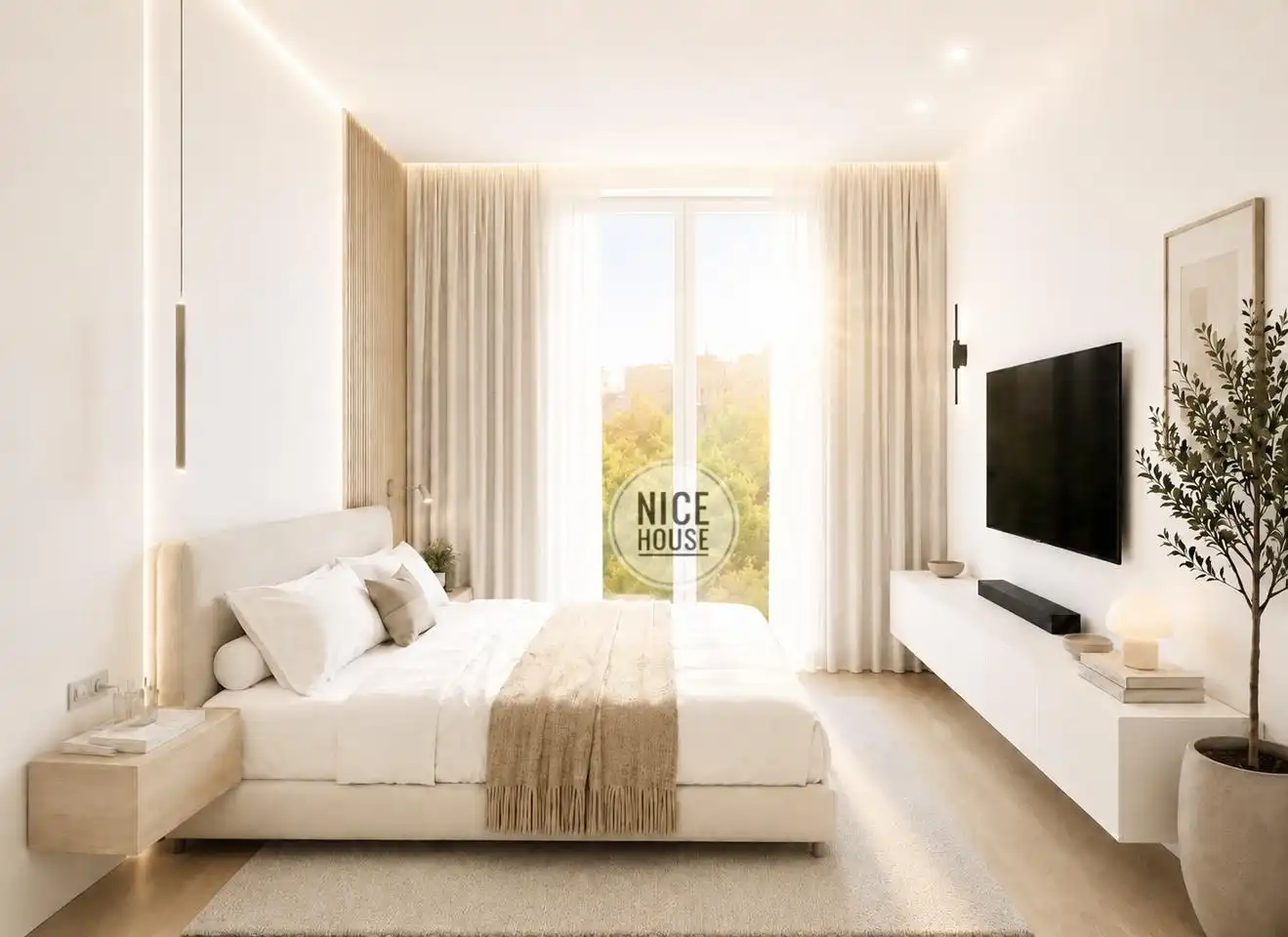 Schlafzimmer von Wohnung zum Verkauf in Madrid mit Klimaanlage, Terrasse und Abstellraum