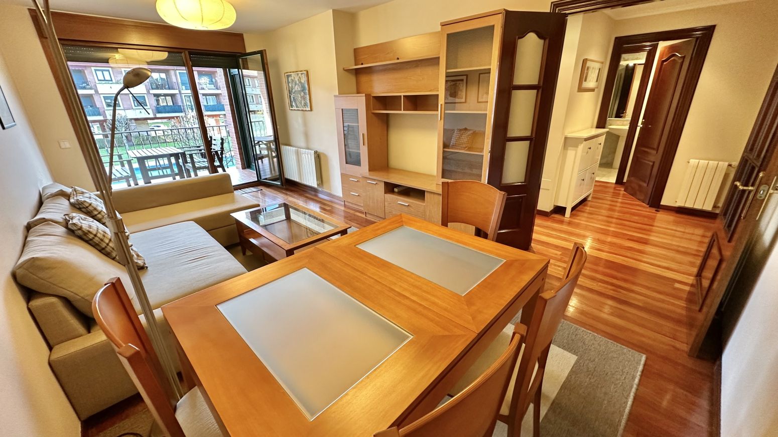 Living room of Flat to rent in Gijón   with Heating, Private garden and Terrace