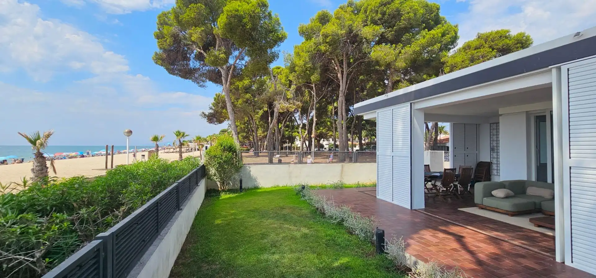 Jardín de Casa o chalet de alquiler en Cambrils con Aire acondicionado, Terraza y Amueblado