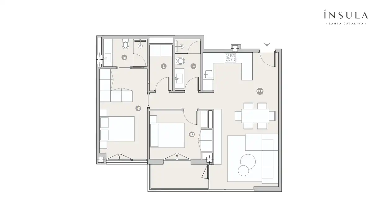 Apartamento en venta en  Palma de Mallorca con Aire acondicionado, Terraza y Piscina
