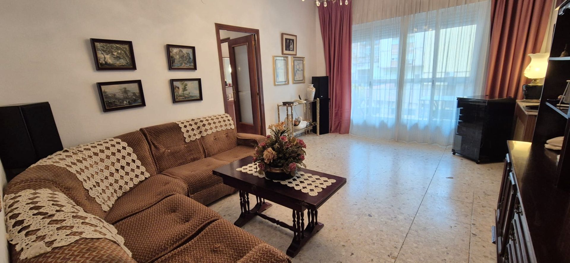 Living room of Flat for sale in Badajoz Capital  with Air Conditioner, Heating and Terrace