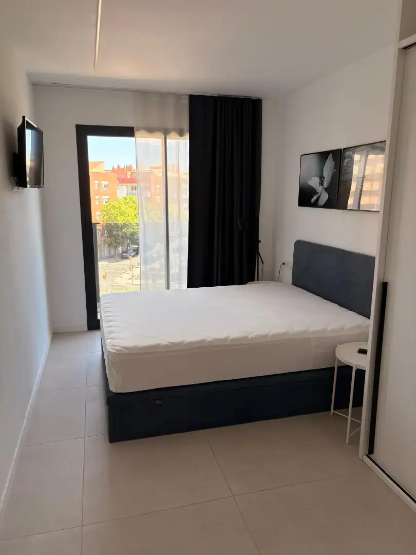 Bedroom of Flat for rent in Sant Just Desvern  with Air Conditioner, Heating and Storage room