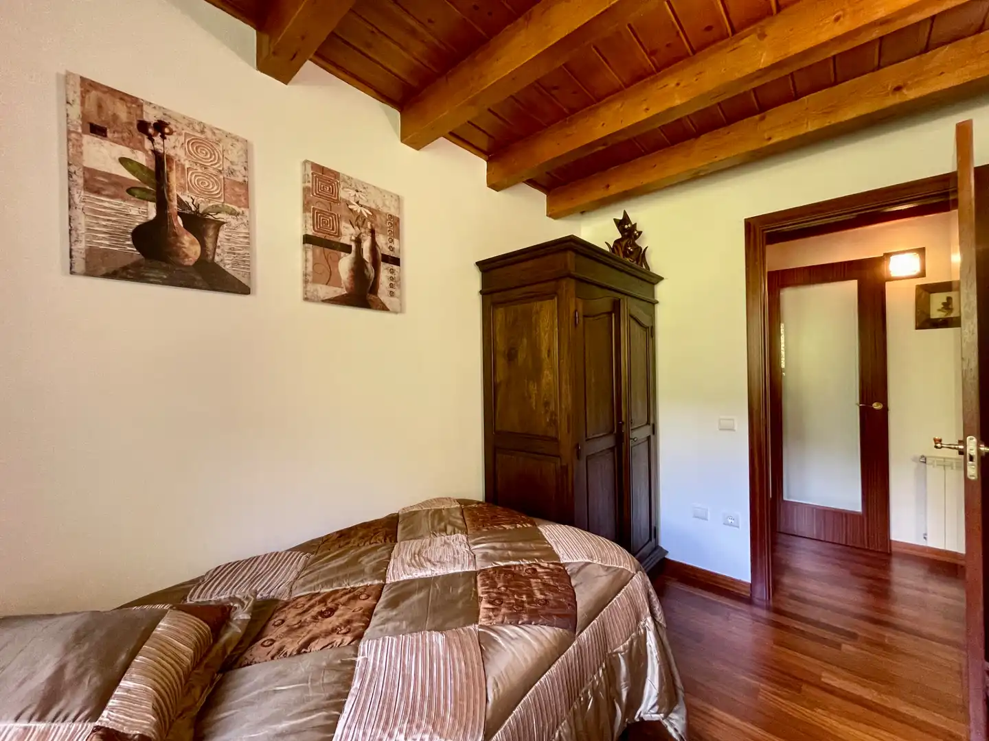 Bedroom of Duplexes for sale in Setcases  with Heating, Parquet flooring and Furnished