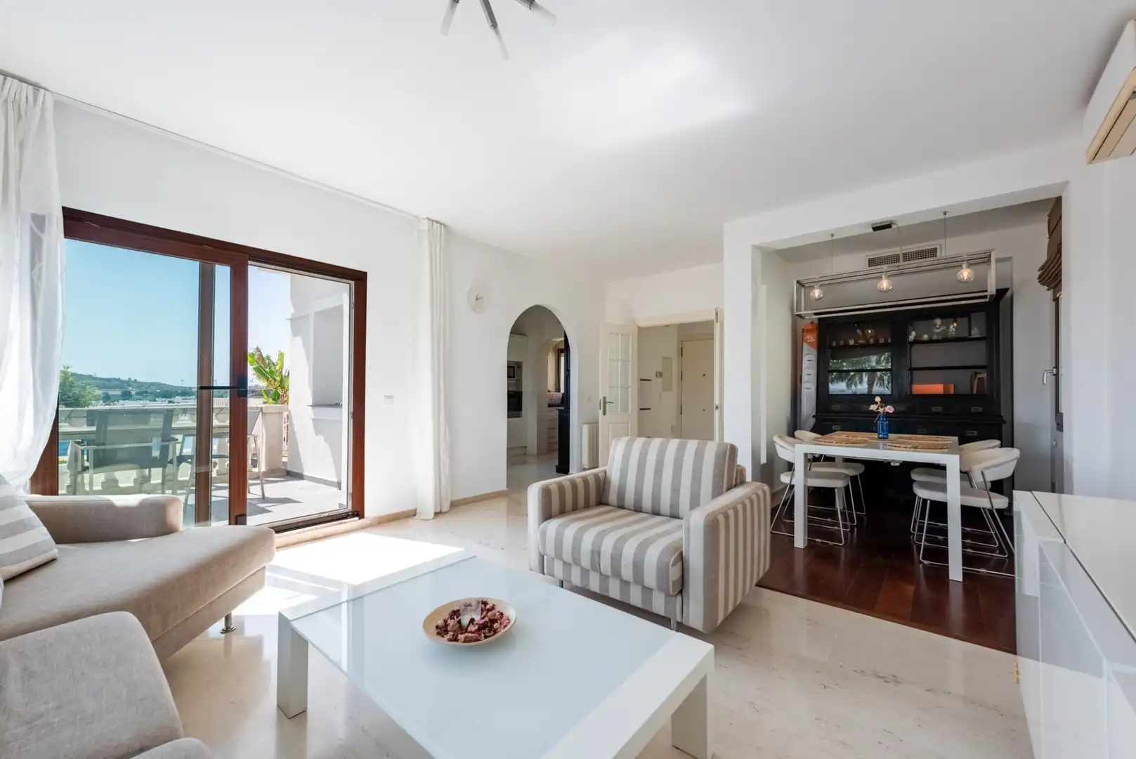 Living room of Houses for sale in Mijas  with Terrace, Swimming Pool and Furnished