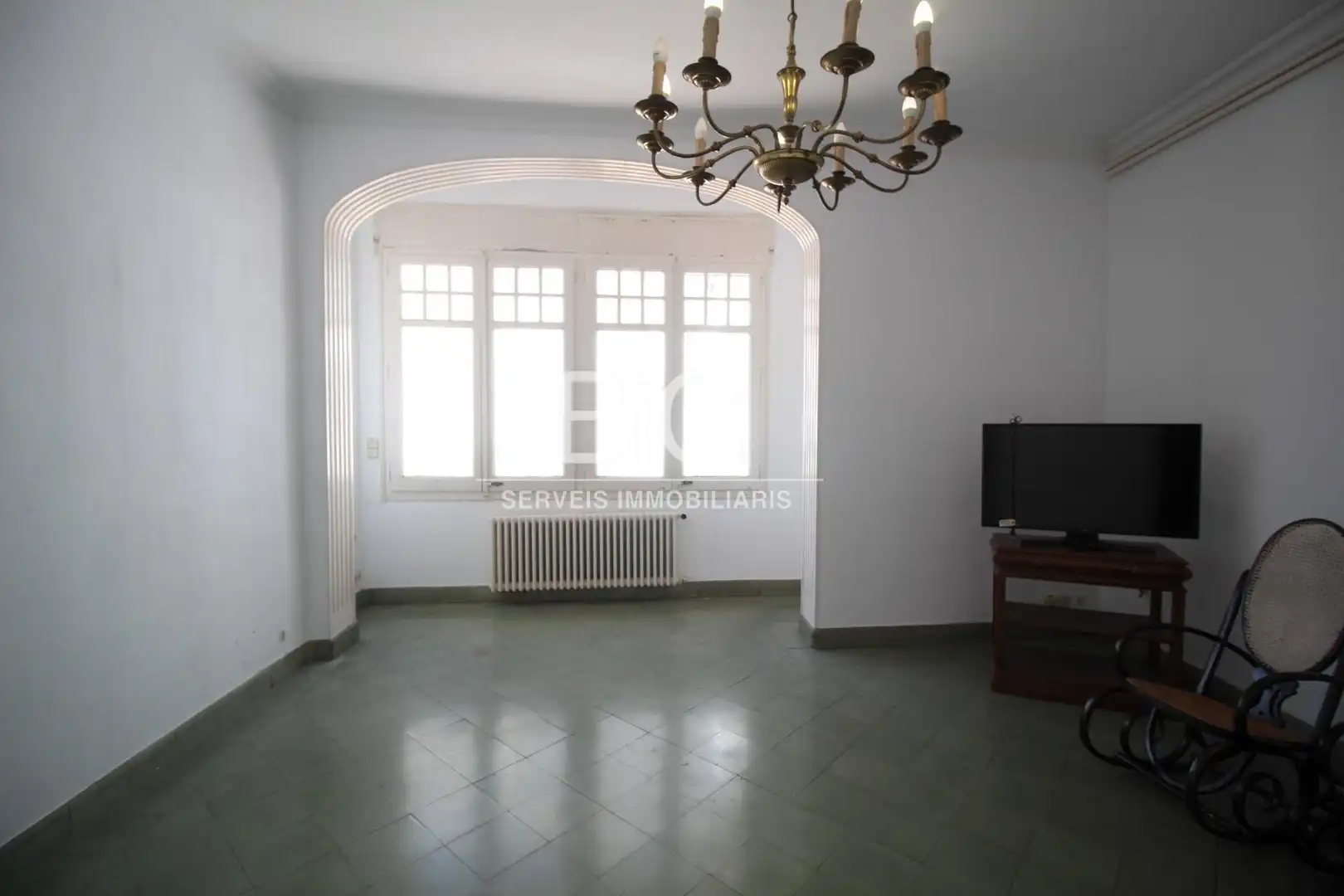 Sala de estar de Ático en venta en Mataró con Calefacción, Terraza y Trastero