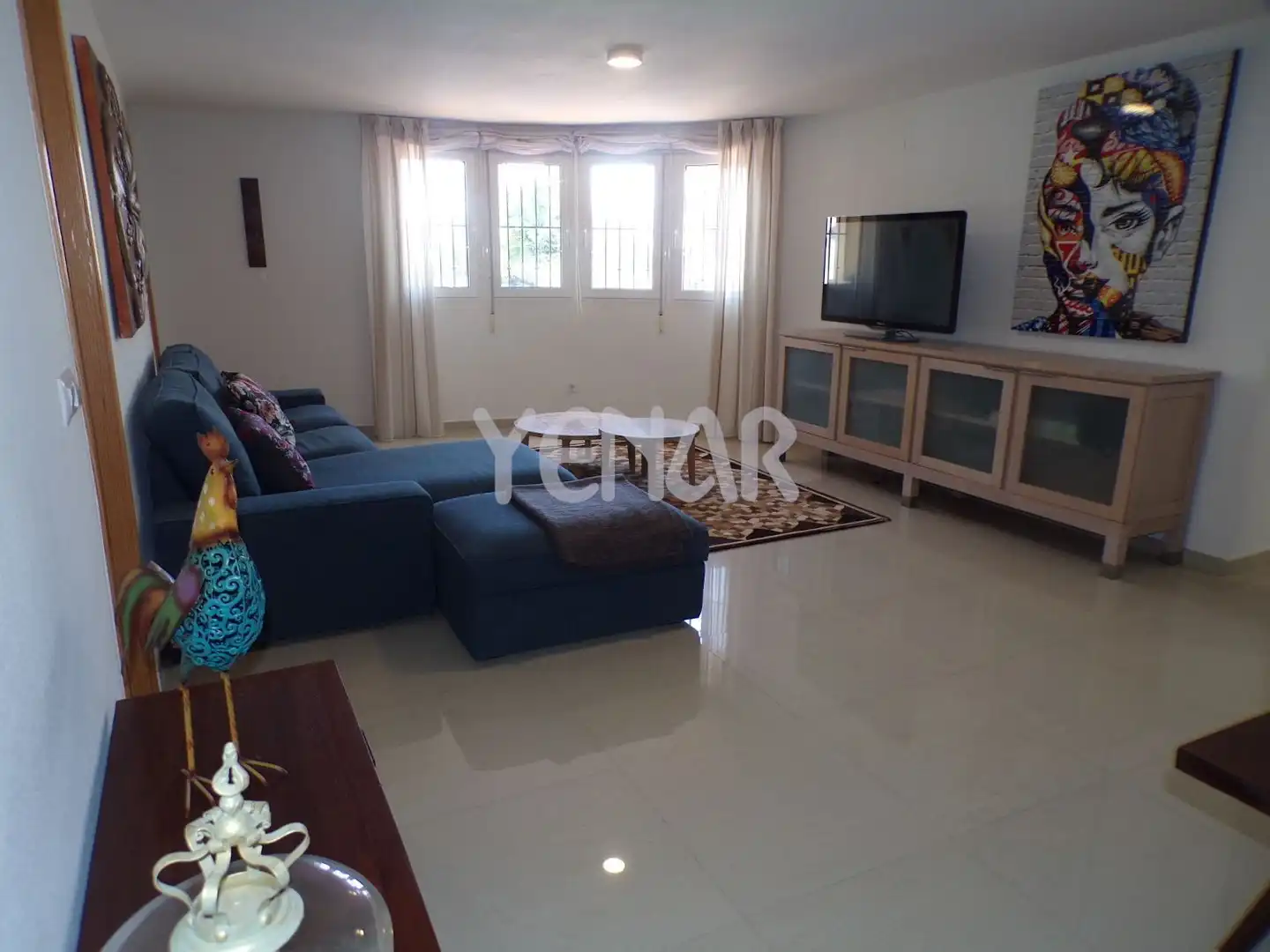 Sala de estar de Casa o chalet en venta en Castalla con Aire acondicionado y Trastero