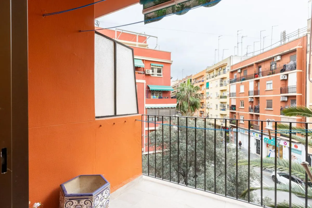 Balcony of Flat for sale in  Valencia Capital  with Heating