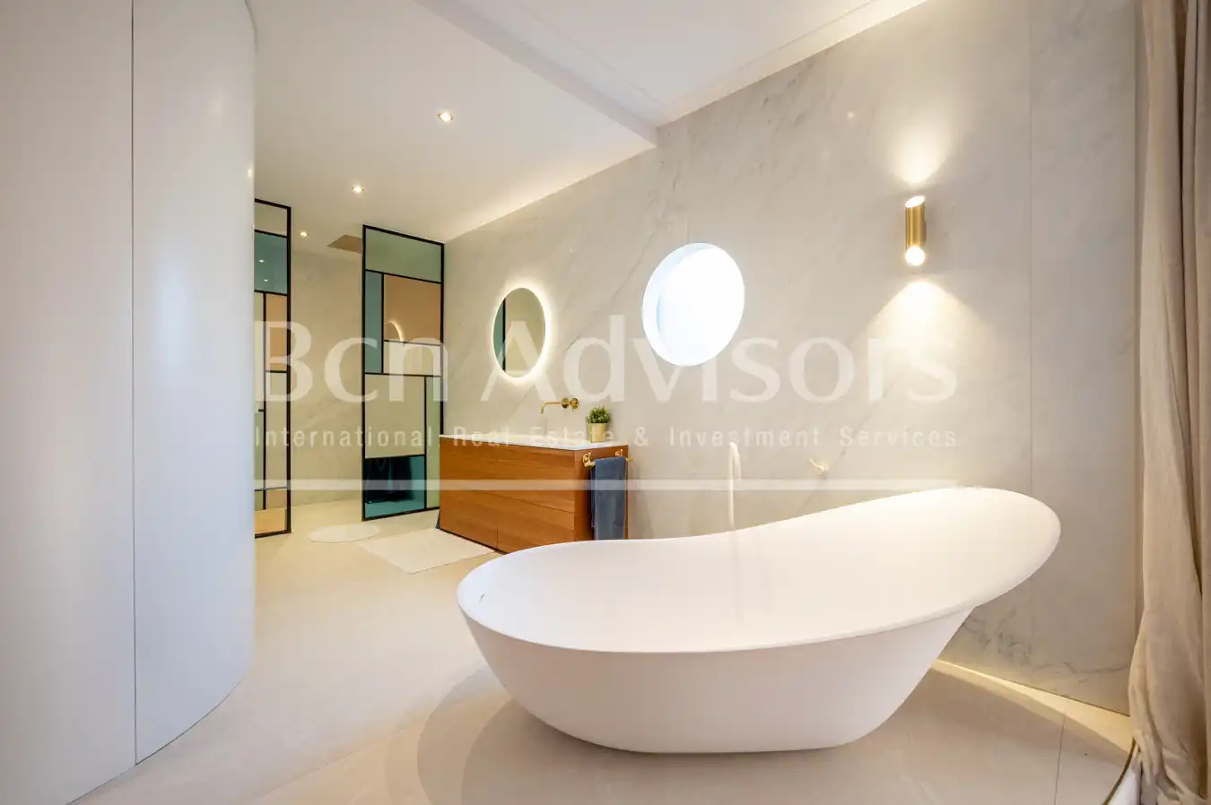 Baño de Ático en venta en Barcelona con Aire acondicionado, Calefacción y Parquet