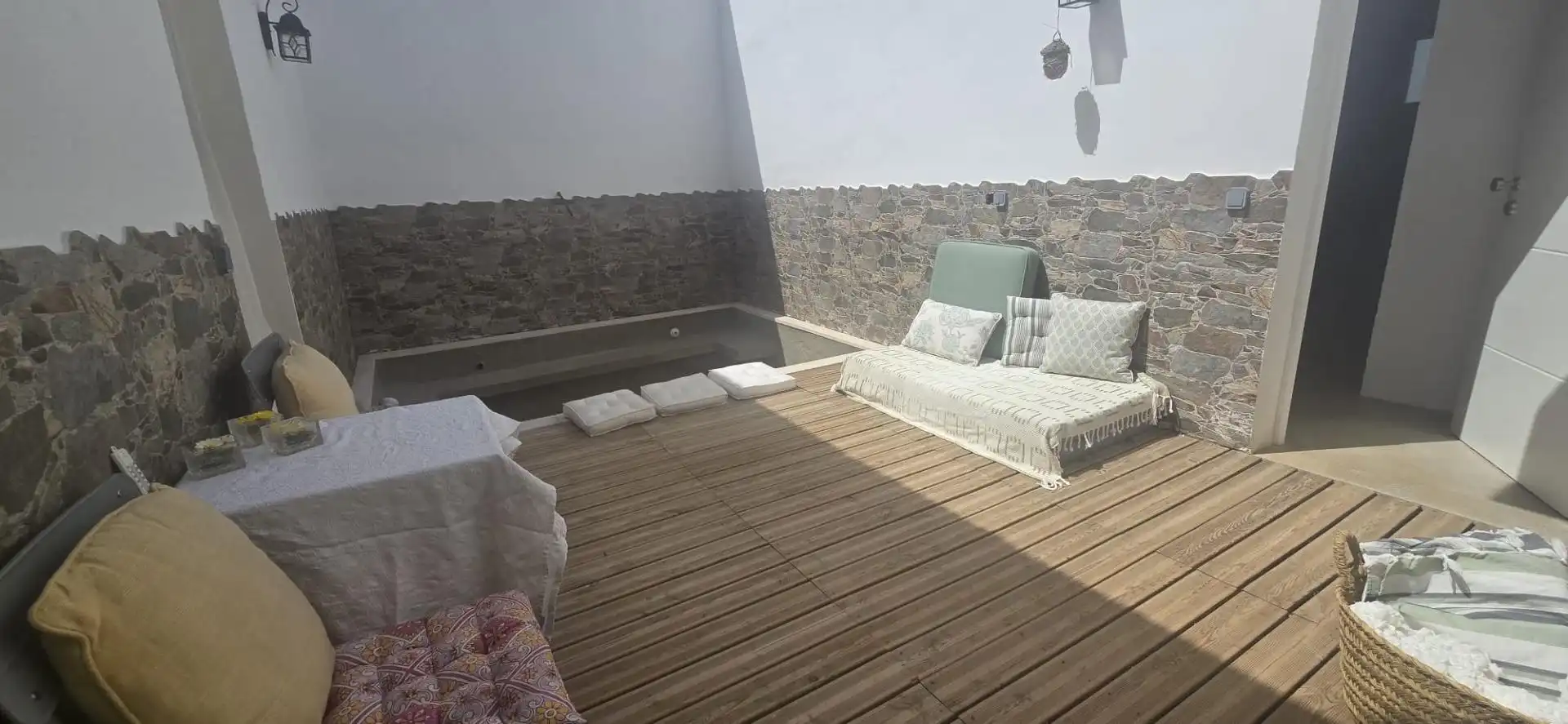 Terrasse von Country house zum Verkauf in Santanyí mit Klimaanlage, Privatgarten und Terrasse