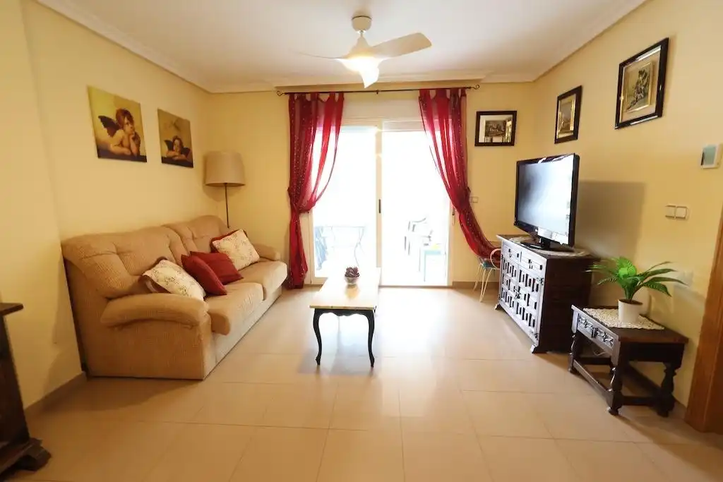 Sala de estar de Apartamento de alquiler en Orihuela con Aire acondicionado, Calefacción y Terraza