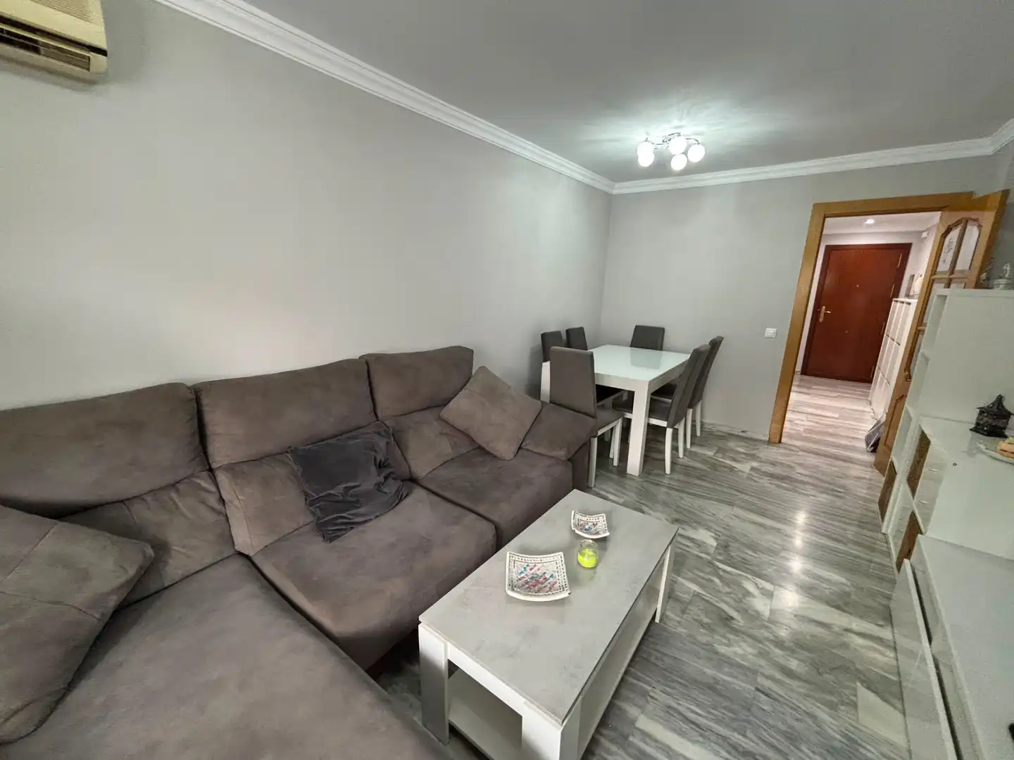 Sala d'estar de Pis en venda en Málaga amb Aire condicionat, Traster i Moblat