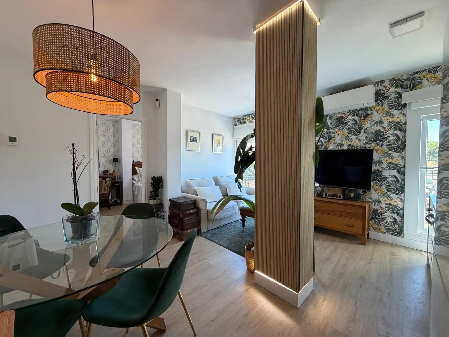 Wohnzimmer von Wohnungen zum Verkauf in Torremolinos mit Klimaanlage, Heizung und Terrasse