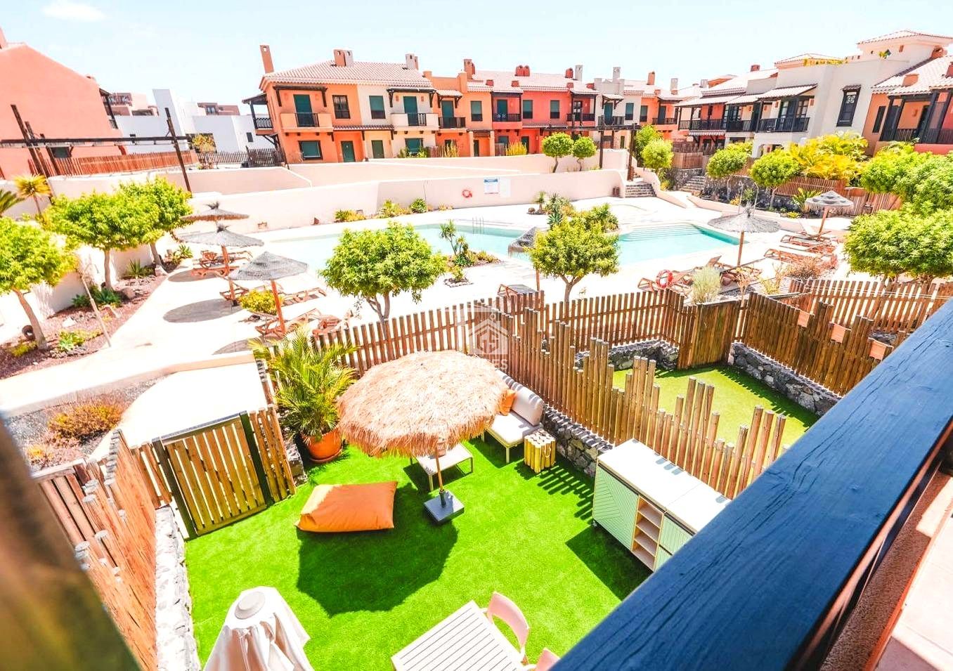 Terrassa de Casa adosada en venda en San Miguel de Abona amb Aire condicionat, Jardí privat i Terrassa