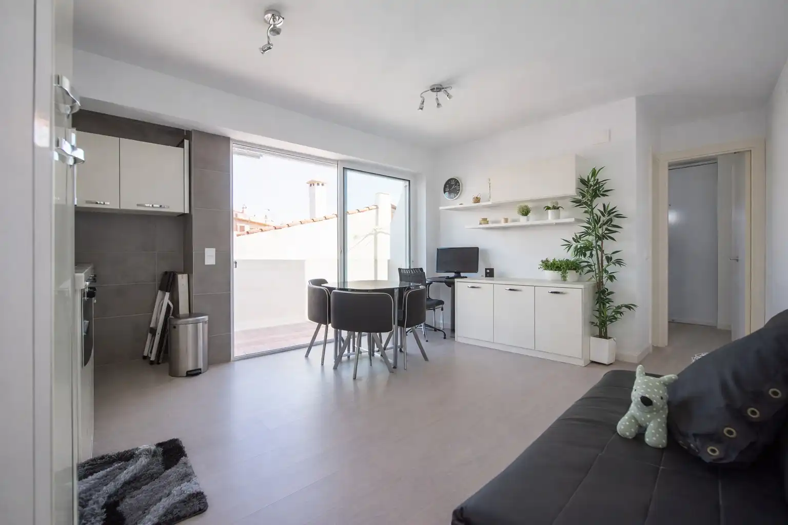 Living room of Flat for sale in Sant Feliu de Guíxols  with Heating, Furnished and Oven