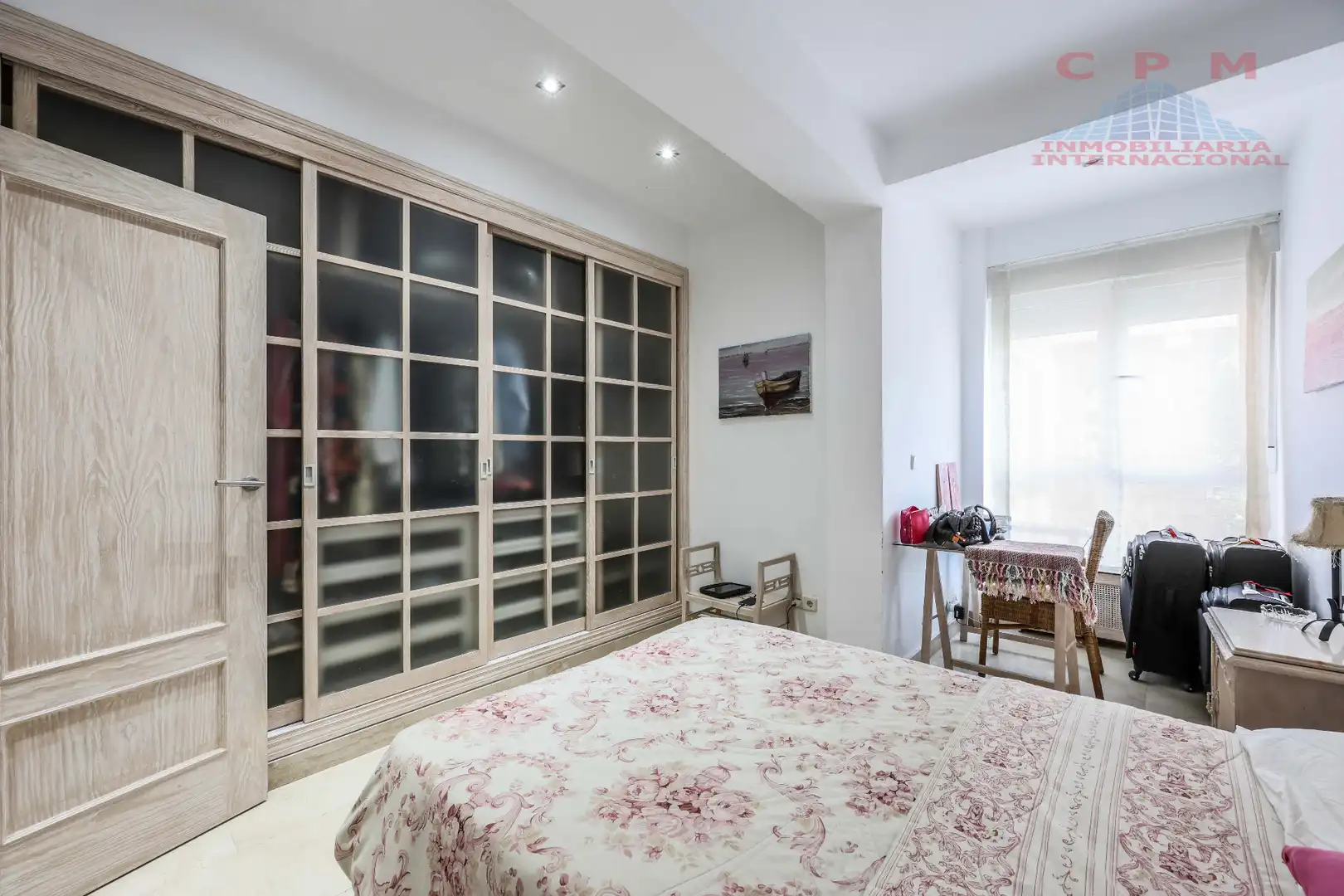 Bedroom of Flat for rent in Madrid  with Air Conditioner, Heating and Parquet flooring